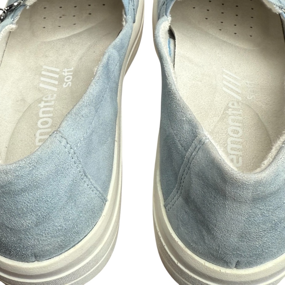 Remote Soft Women's D1C05 Julika Light Blue Platform Loafers Shoes Size 40 8.5-9 - Picture 9 of 13